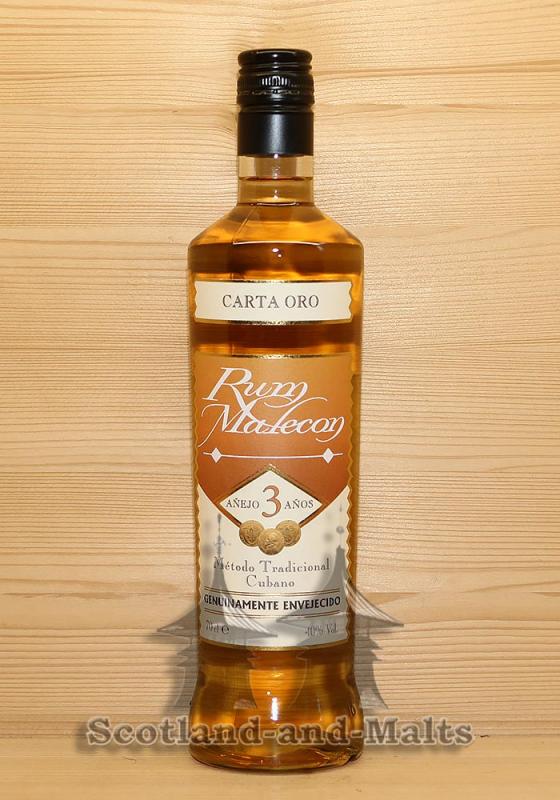 Rum Malecon 3 Anos  - 3 Jahre Rum aus Panama mit 40,0%